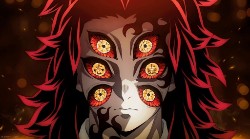 Demon Slayer Kokushibo 6 Eyes Live Wallpaper