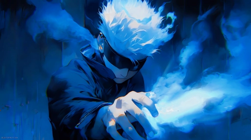Satoru Gojo Blue Mist Live Wallpaper