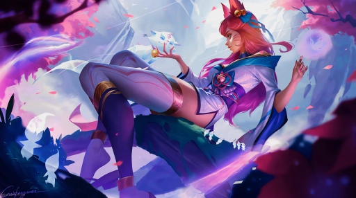 Spirit Blossom Ahri Live Wallpaper