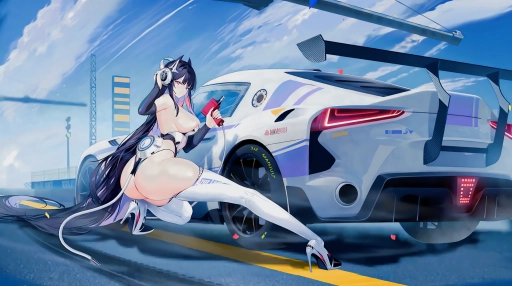 Azure Lane Race Car Live Wallpaper