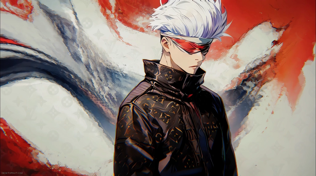 Jujutsu Kaisen Gojo vs Louis Vuitton Live Wallpaper