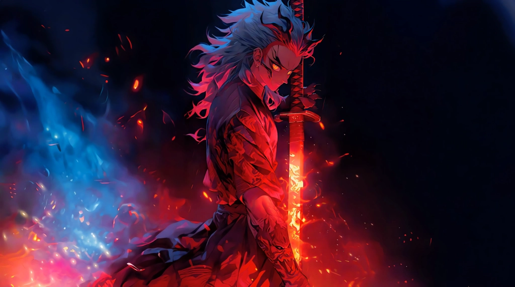 Flame Hashira Rengoku Live Wallpaper