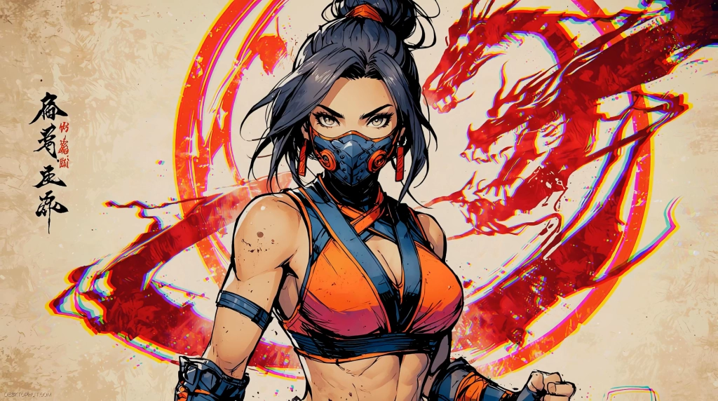 Nitara from Mortal Kombat Live Wallpaper