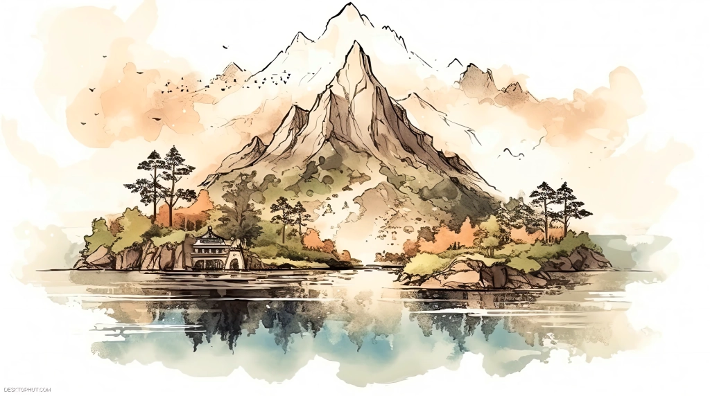 Painted Japanese Nature Live Wallpaper