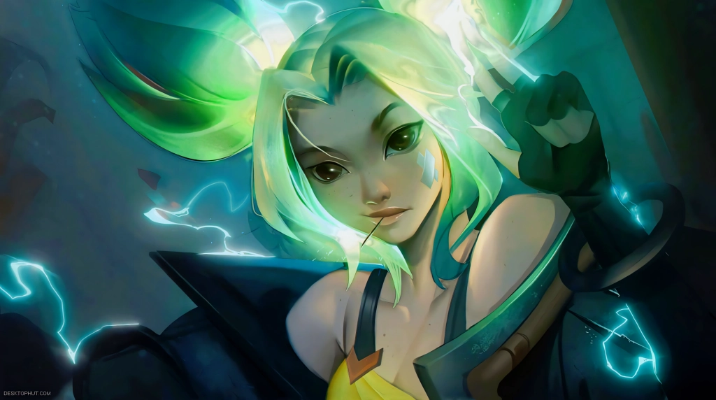 Zeri The Spark of Zaun Live Wallpaper
