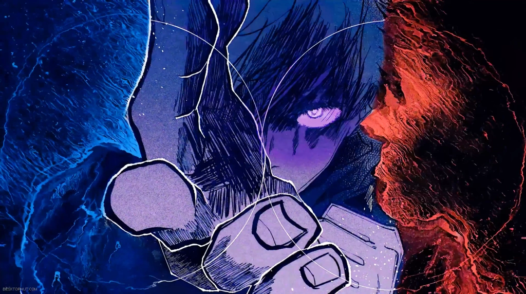 Gojo Red and Blue Live Wallpaper