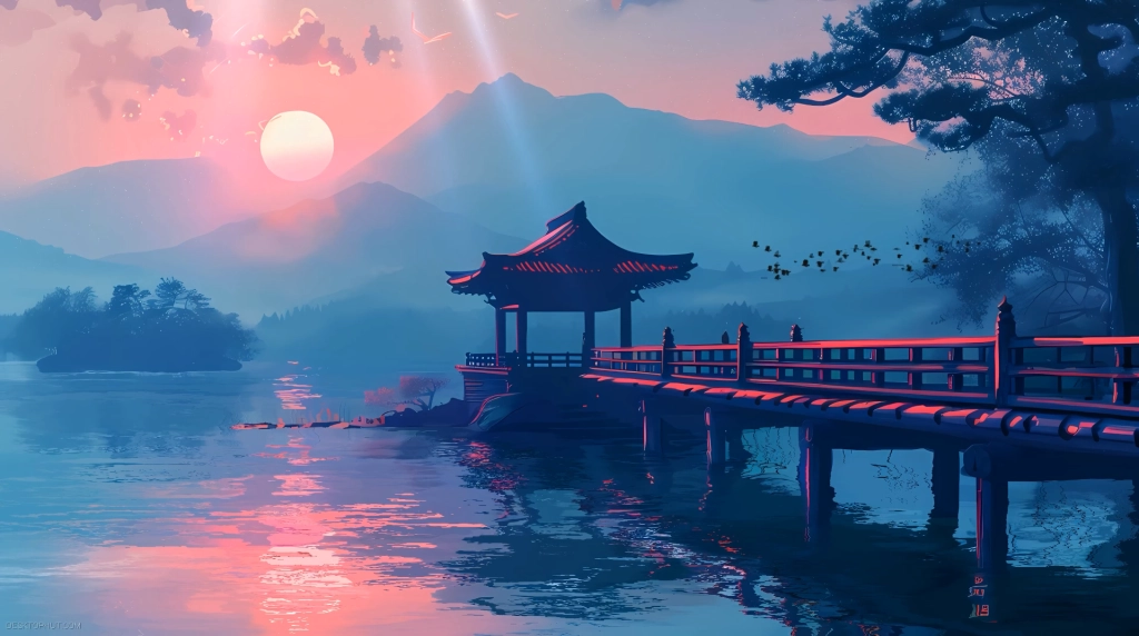Japan Lake Dreamscene Live Wallpaper