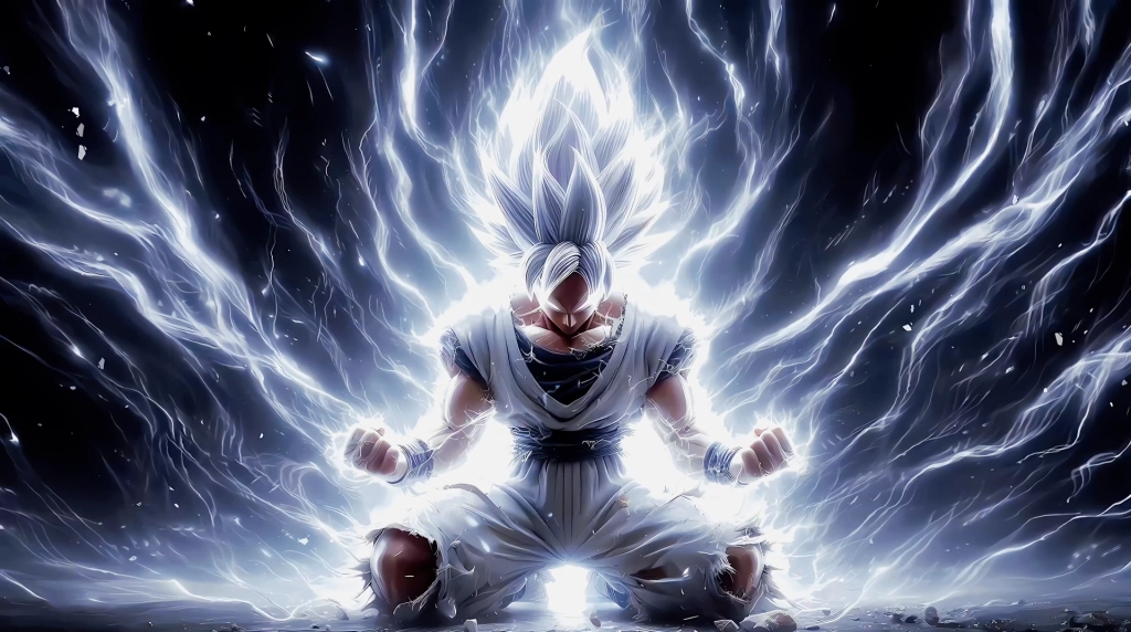 Goku White Rage Live Wallpaper