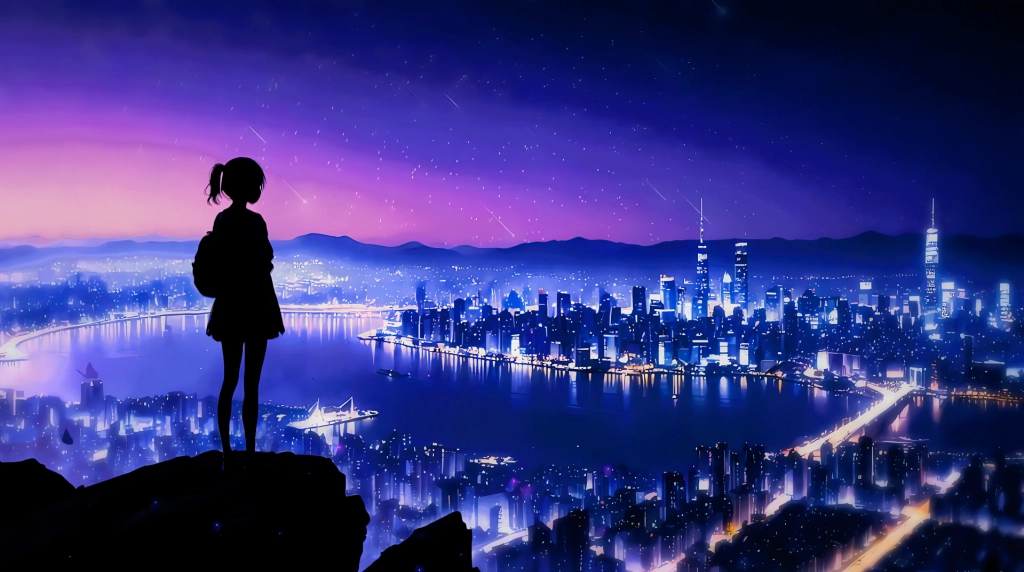 City of the Falling Stars Live Wallpaper