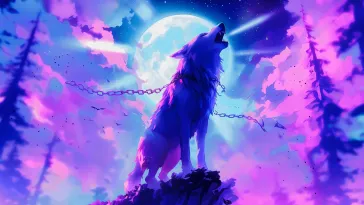 Howling Wolf Live Wallpaper
