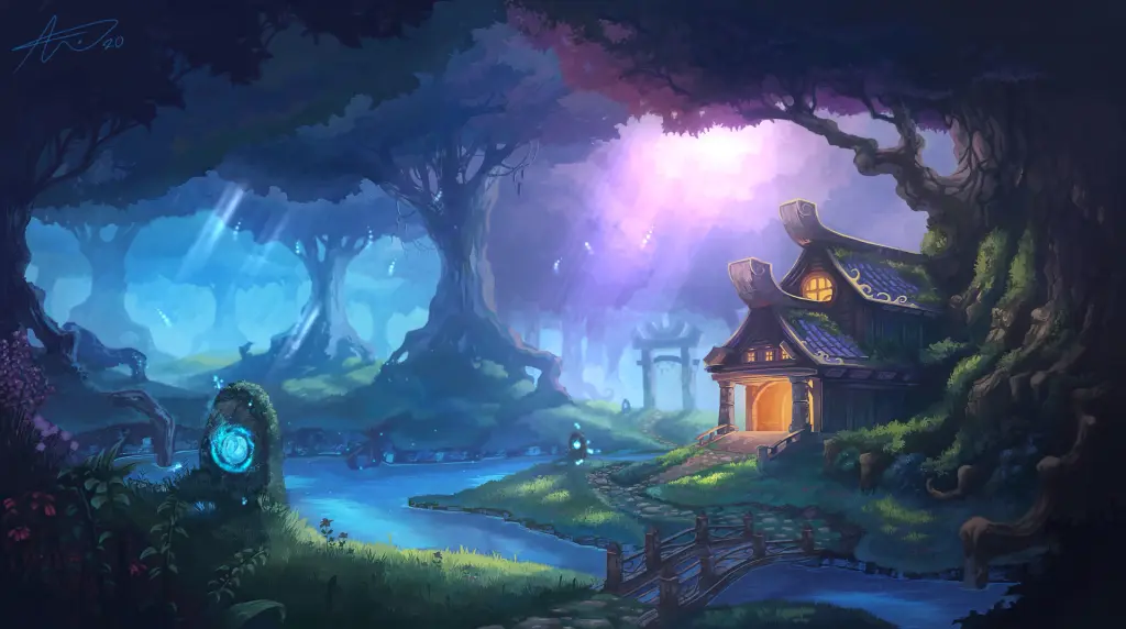 Mesmeric Forest Live Wallpaper