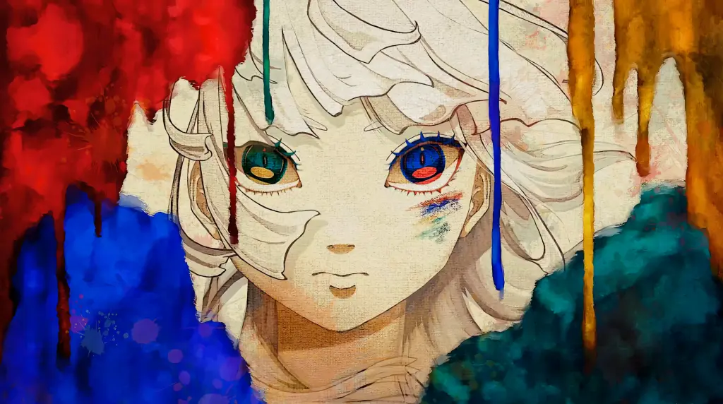 Ink Splatter Girl Live Wallpaper