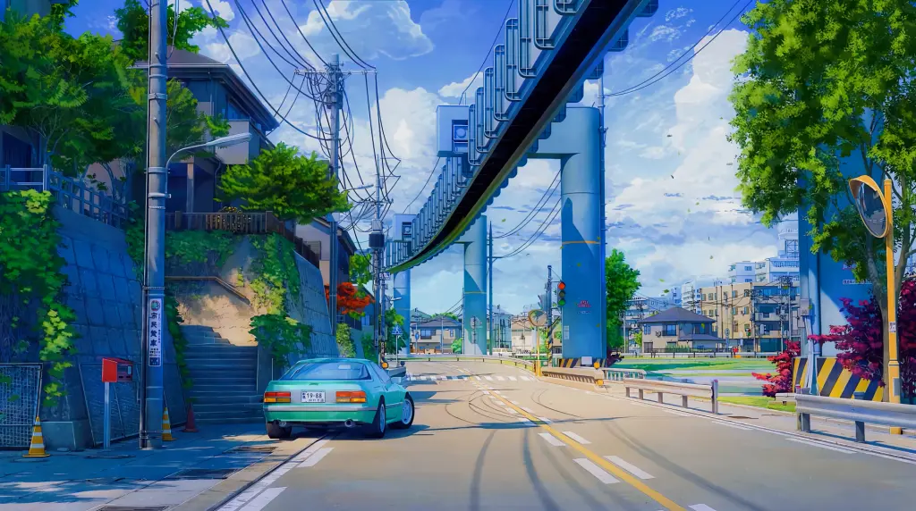 Japanese Summer Tram Live Wallpaper
