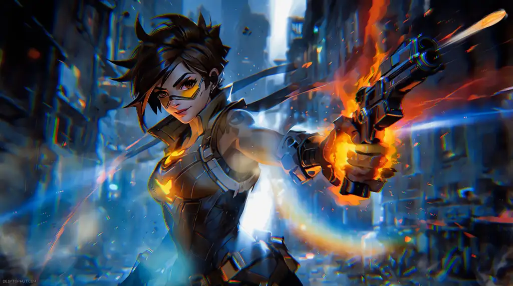 Tracer Overwatch Live Wallpaper