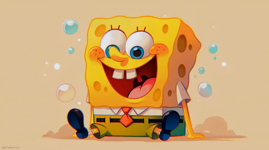 Spongebob Cartoon Bubbles Live Wallpaper