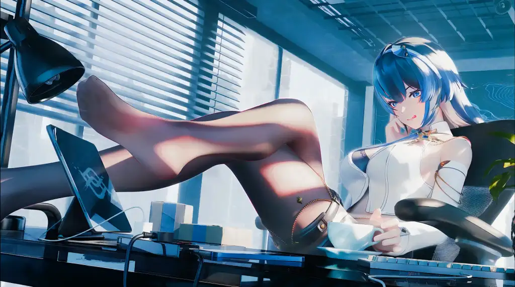 Office Babe Live Wallpaper