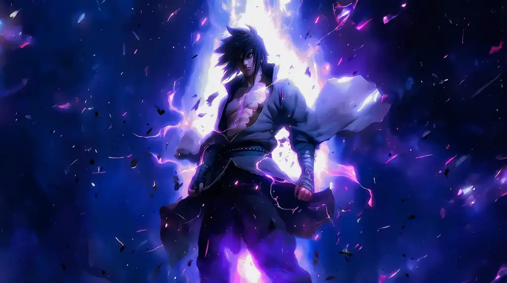 Violet Sasuke Live Wallpaper