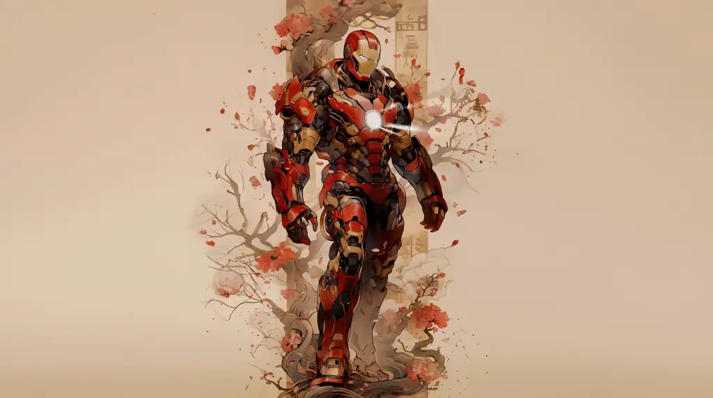 Iron Man Aesthetic Red Live Wallpaper