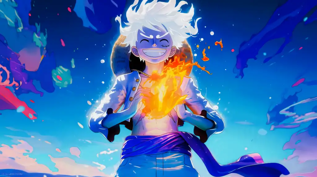 Luffy in Fifth Gear Live Wallpaper