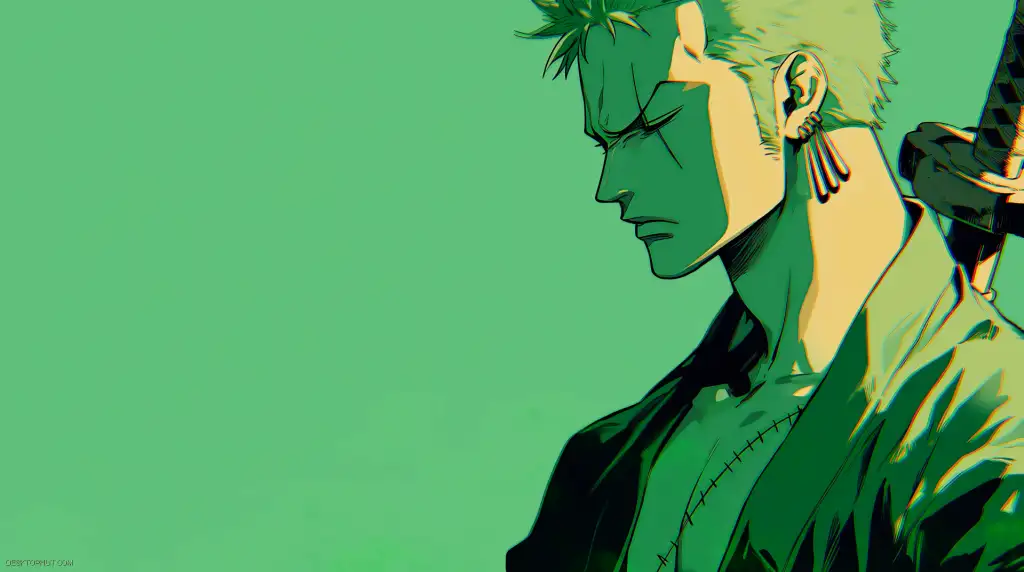 Roronoa Zoro Meditation Minimalistic Live Wallpaper