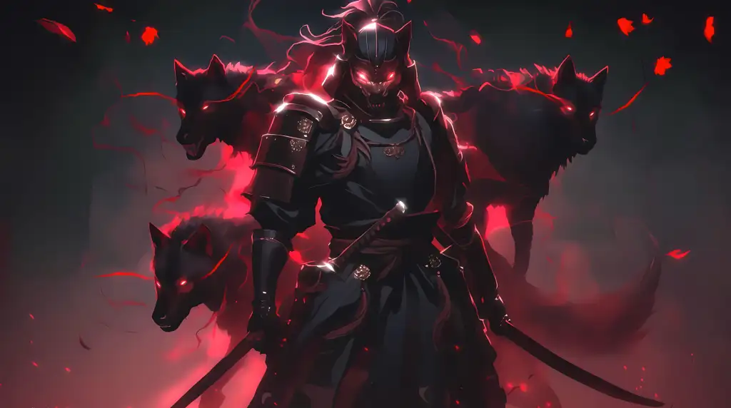 Samurai Wolf Live Wallpaper