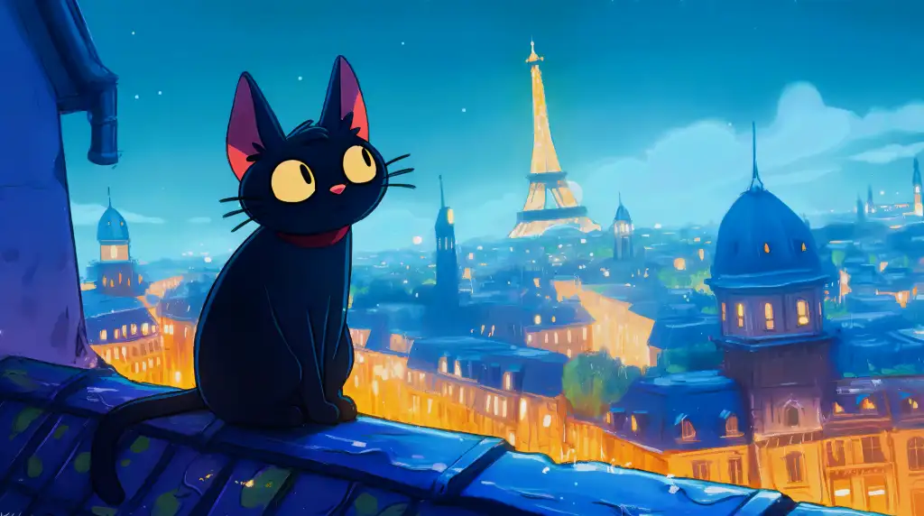 Cartoon Paris View Live Wallpaper