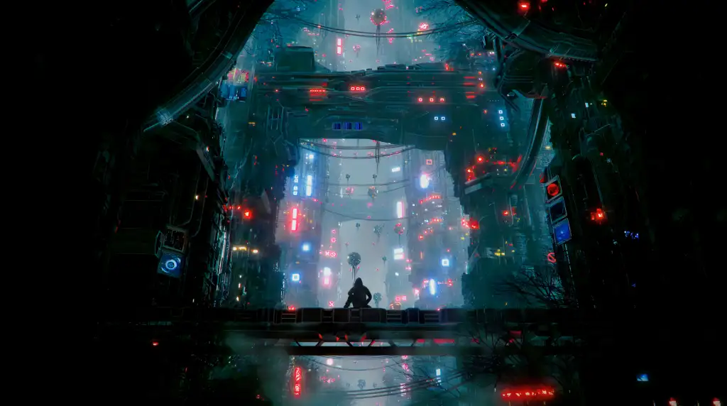 Cyberpunk Machine City Live Wallpaper