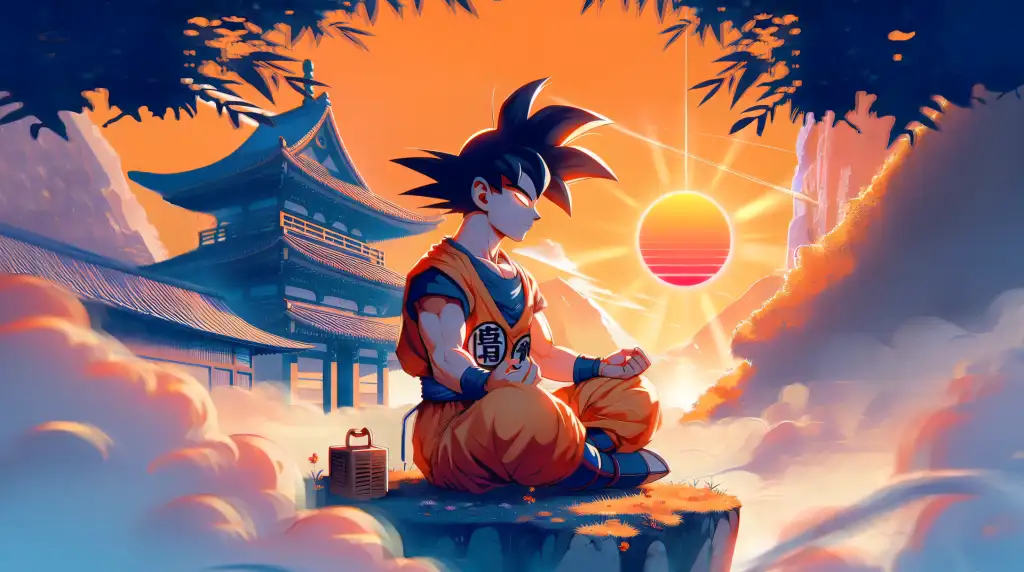 Meditating with Goku in Dragon Ball Z - Live Wallpaper