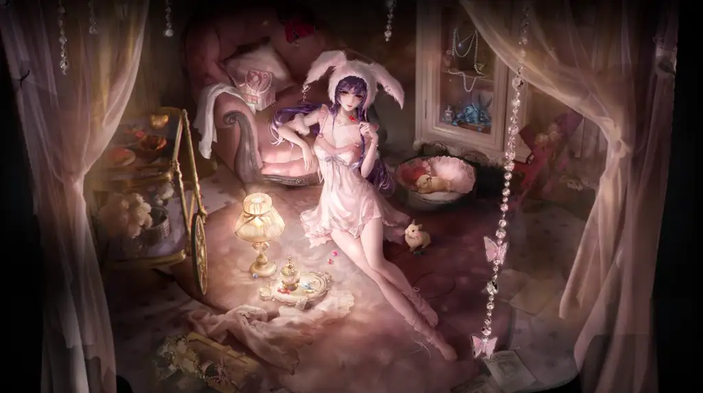 Puscilla: The Lady in a Chaotic House Live Wallpaper