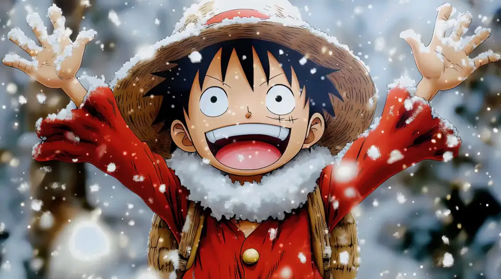 Luffy Winter | One Piece - Live Wallpaper