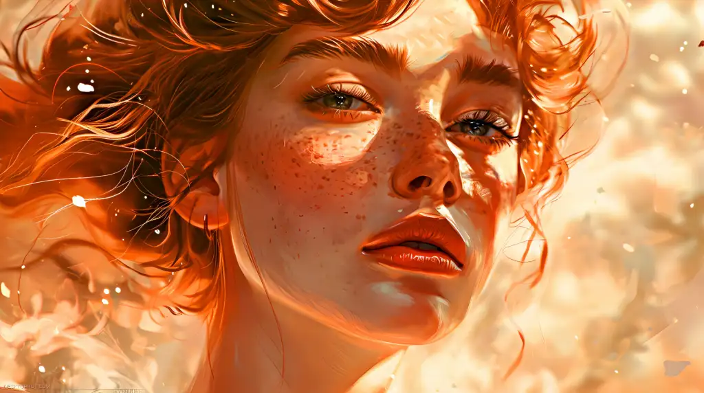 Freckles Girl Live Wallpaper