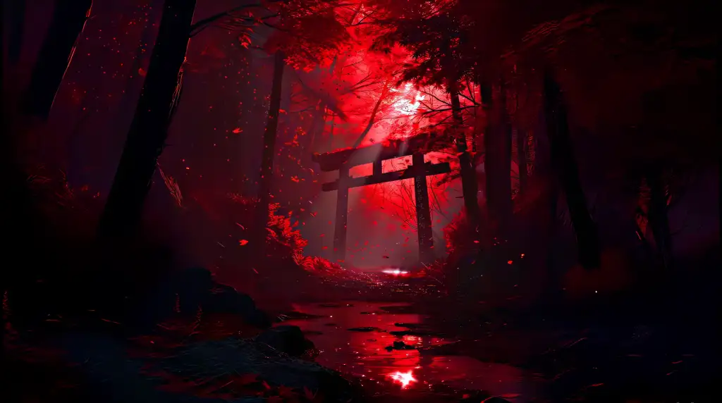 Torii - Red Forest Gate Live Wallpaper