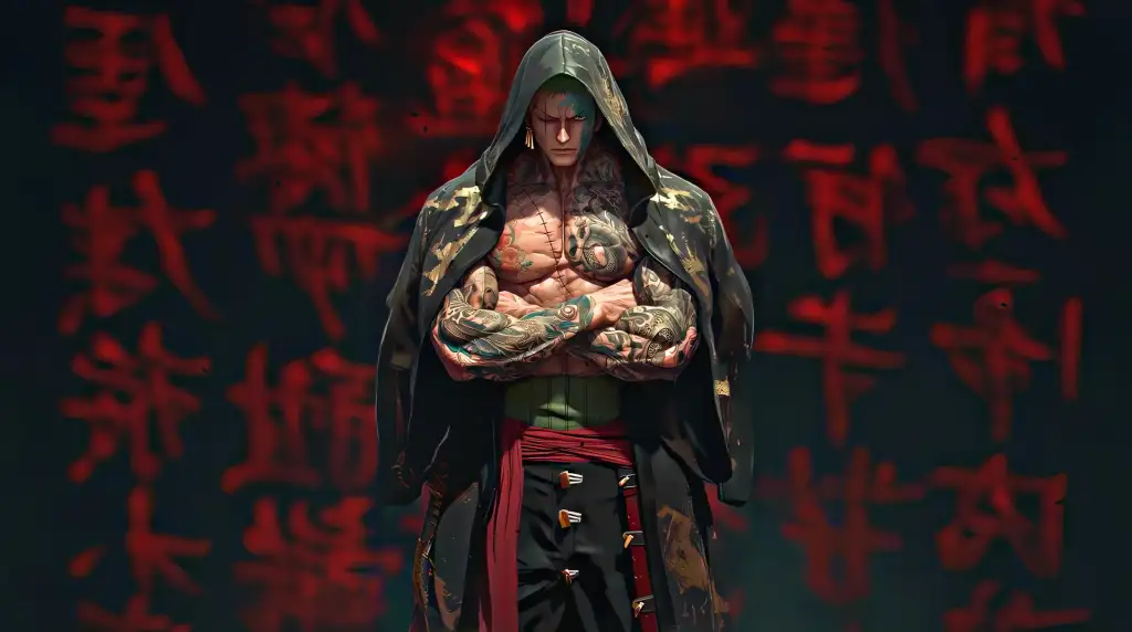 Shadowed Warrior Zoro Live Wallpaper