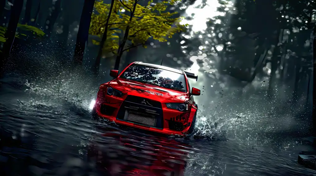 Scarlet Drift Racer Live Wallpaper