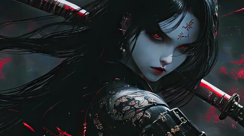 Dark Samurai Enigma Live Wallpaper