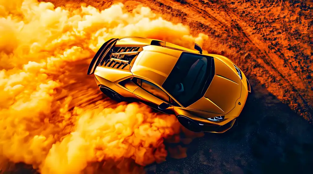 Lamborghini Drifting Live Wallpaper