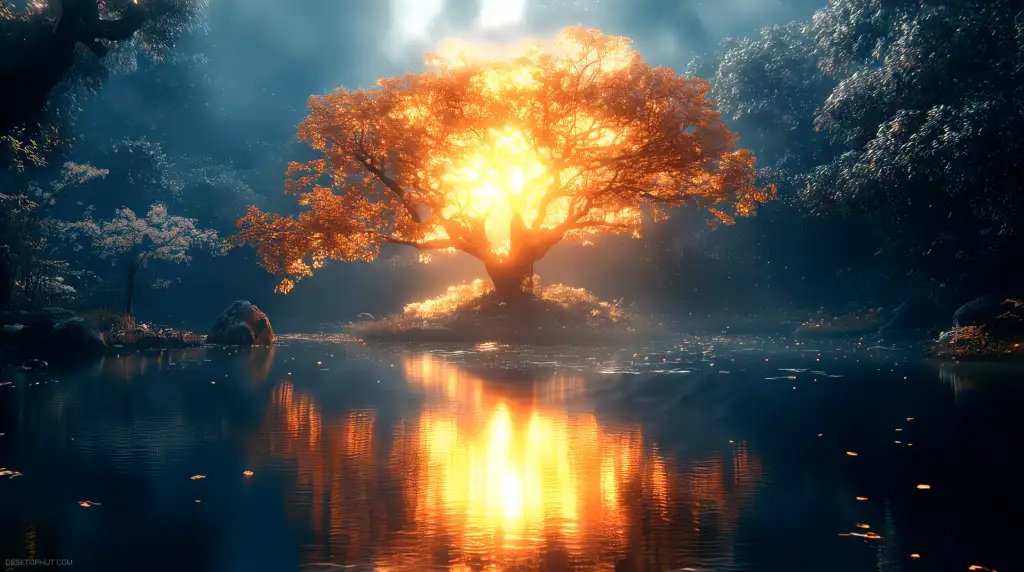 Tree Light - Chill Live Wallpaper