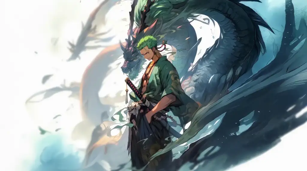 Zoro Flying Dragons attack Live Wallpaper