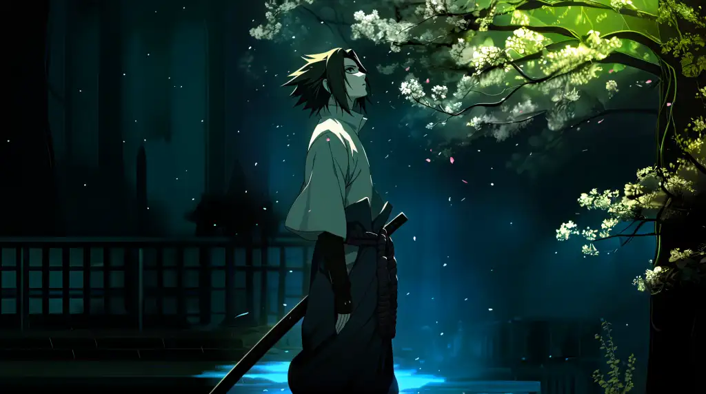 Hidden Leaf Serenity: Sasuke & Sakura Live Wallpaper