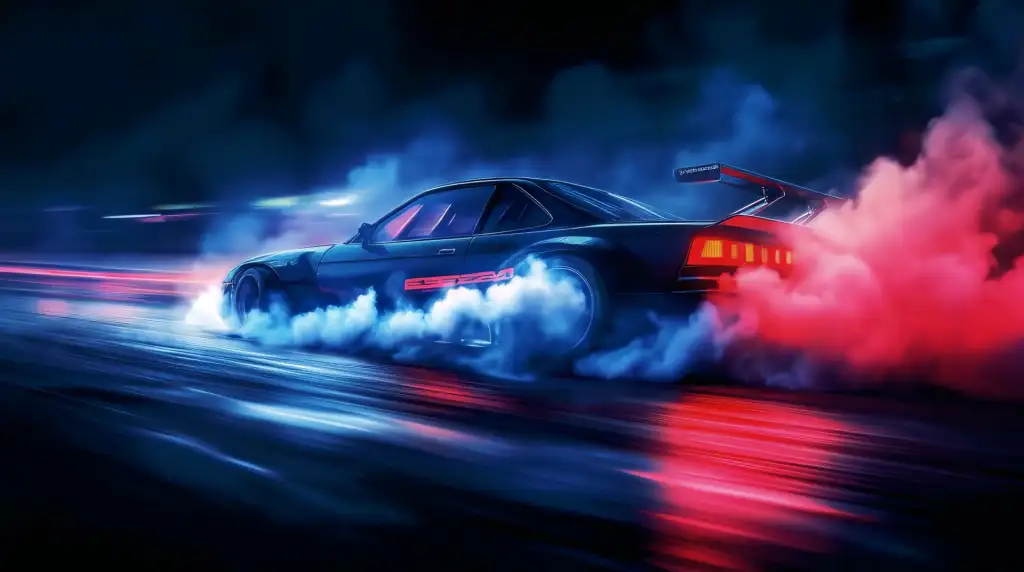 Neon Drift: Midnight Run Live Wallpaper