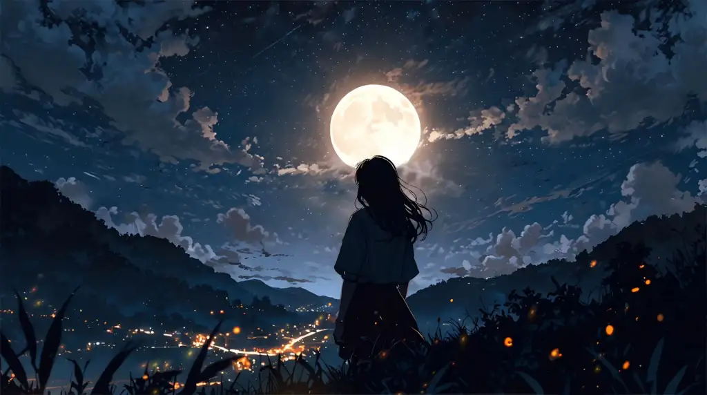 Full Moon View Live Wallpaper