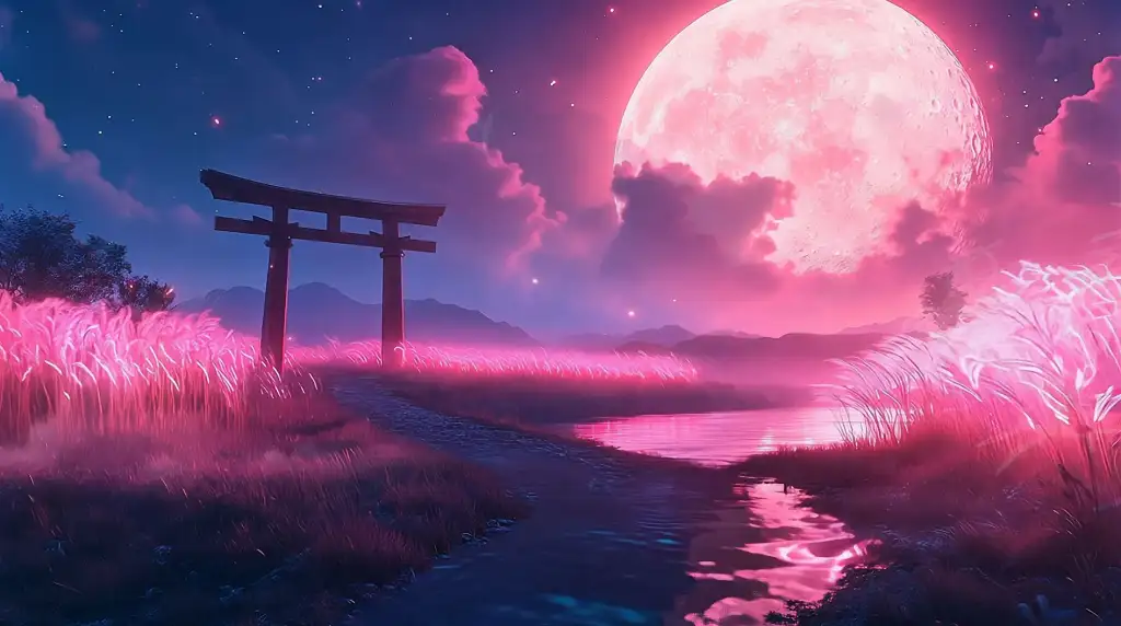 Torii of the Eternal Moon Live Wallpaper