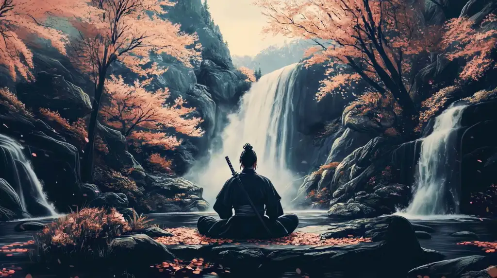 Relaxing Samurai Live Wallpaper