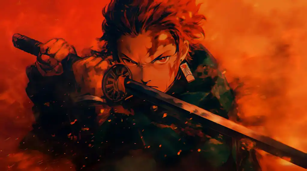 Demon Slayer - Tanjiro Kamado Blade Live Wallpaper