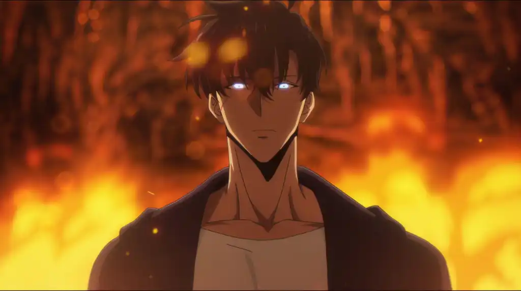 Solo Leveling Sung Jin-woo Fire Live Wallpaper