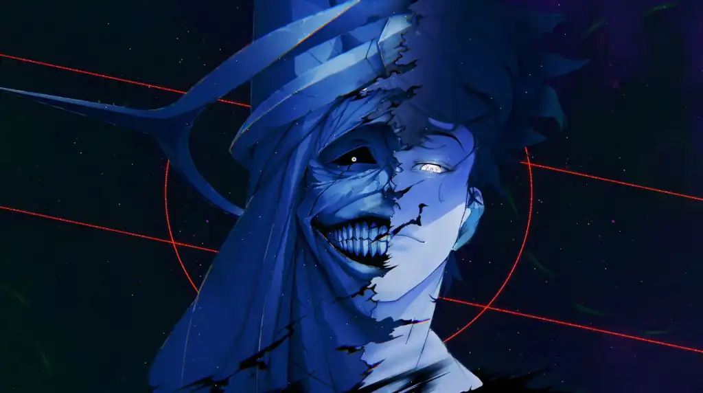 Solo Leveling Split Face Live Wallpaper