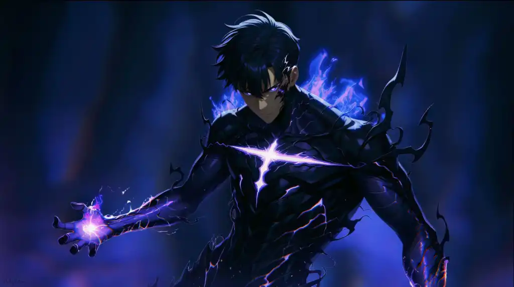 Solo Leveling - Sung Jin-Woo Shadow Armor Live Wallpaper