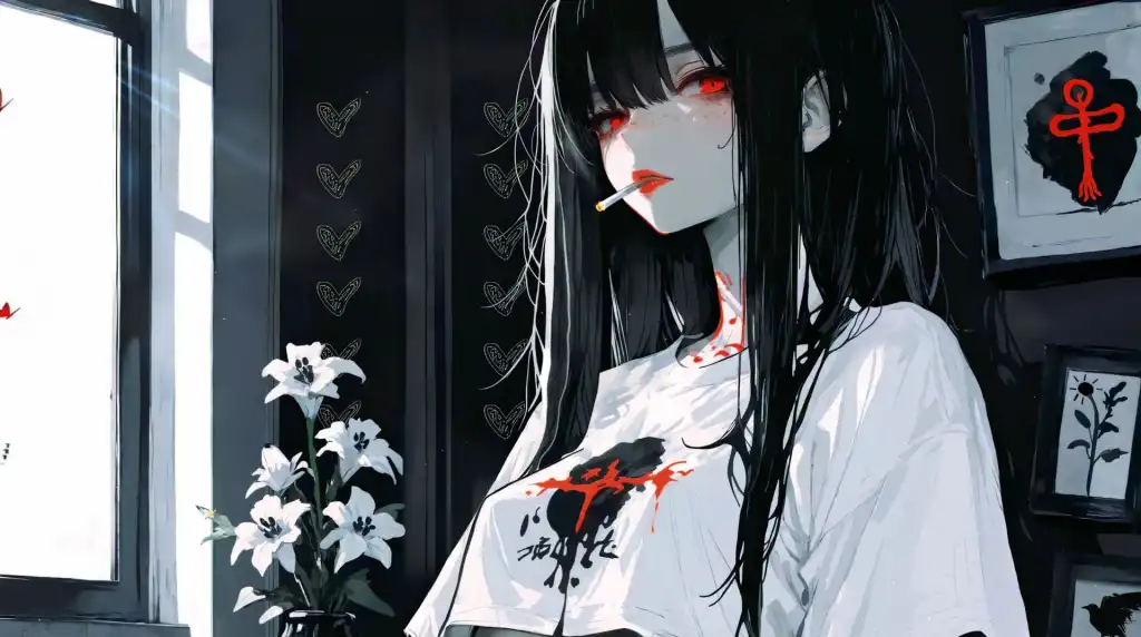 Shadowed Bloom Live Wallpaper