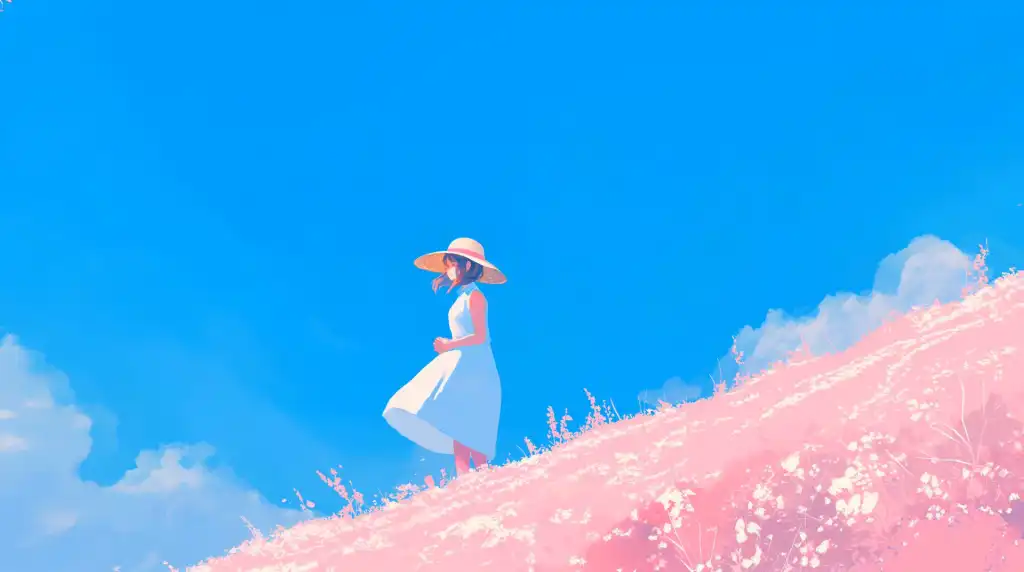 Field Of Cherry Blossom Live Wallpaper