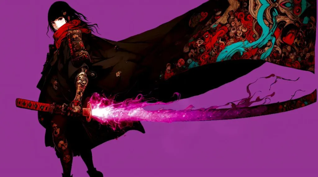 The Violet Blade Live Wallpaper